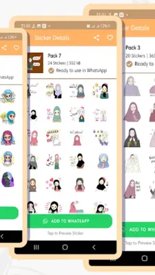 Hijab Sticker for Whatsapp android App screenshot 1