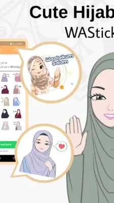 Hijab Sticker for Whatsapp android App screenshot 4