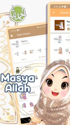 Hijab Sticker for Whatsapp android App screenshot 7